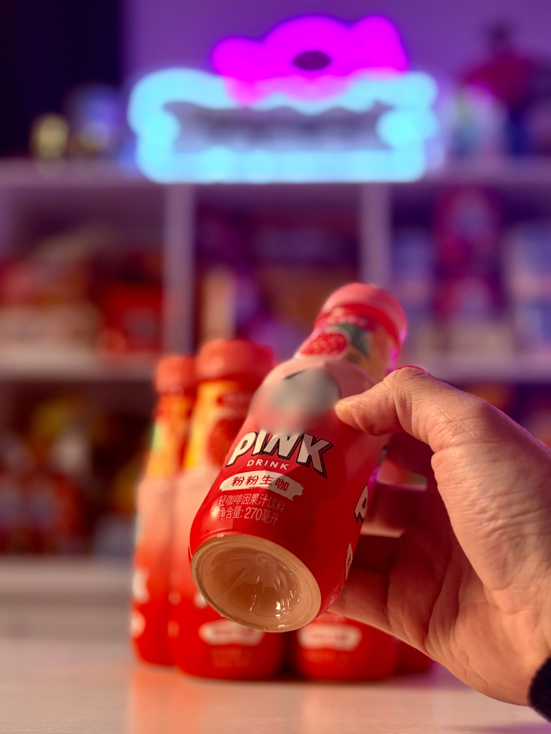 Imported Strawberry Coconut Pink Drink (China, 270ml) – Creamy & Refreshing Tropical Café-Style Beverage