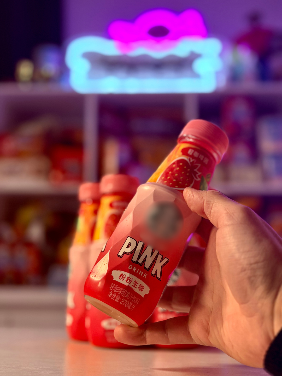 Imported Strawberry Coconut Pink Drink (China, 270ml) – Creamy & Refreshing Tropical Café-Style Beverage