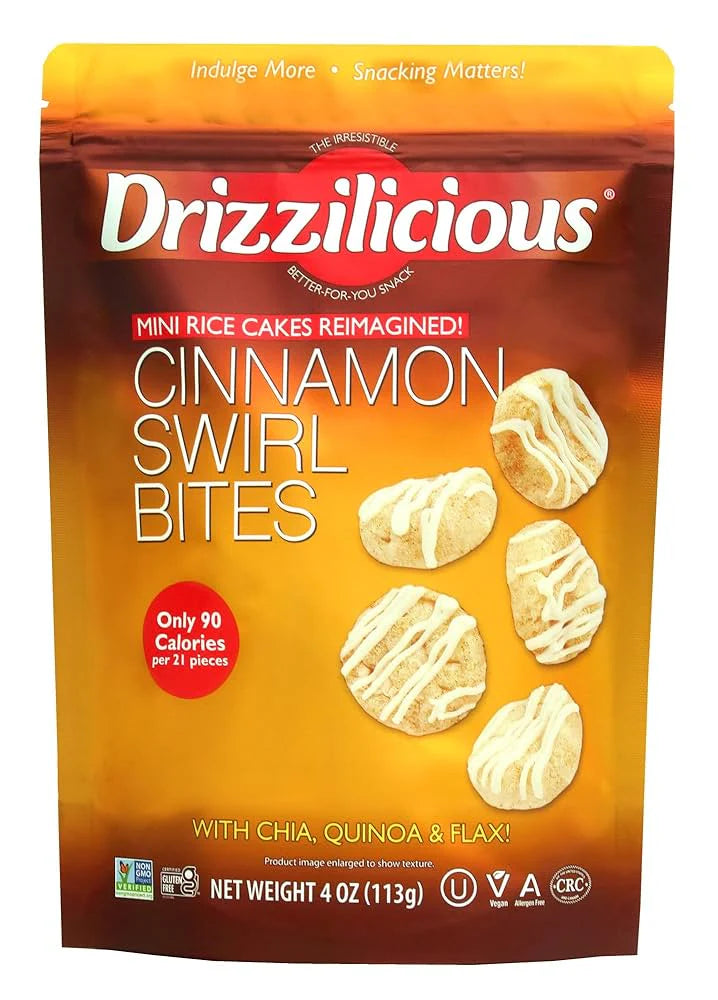 Drizzilicious Cinnamon Swirl Bites