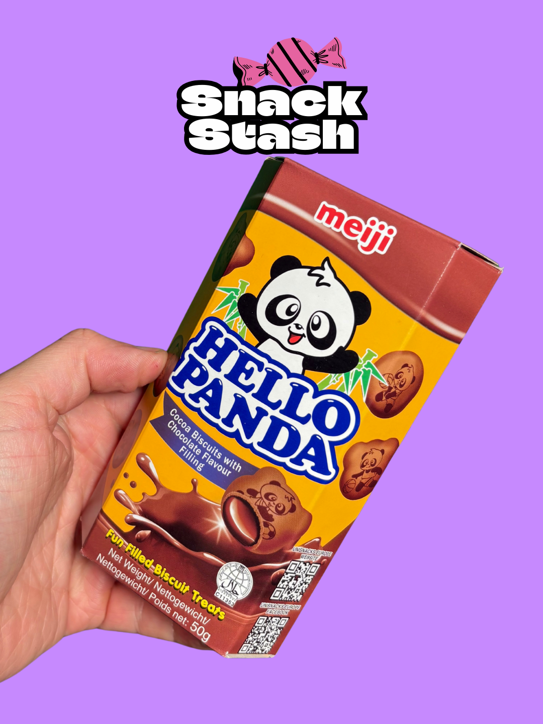 Meiji Hello Panda (Chocolate, 50g)