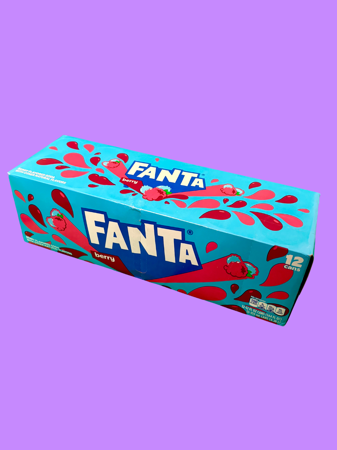 US Fanta Berry | Full Box of 12 Cans | Wholesale Import