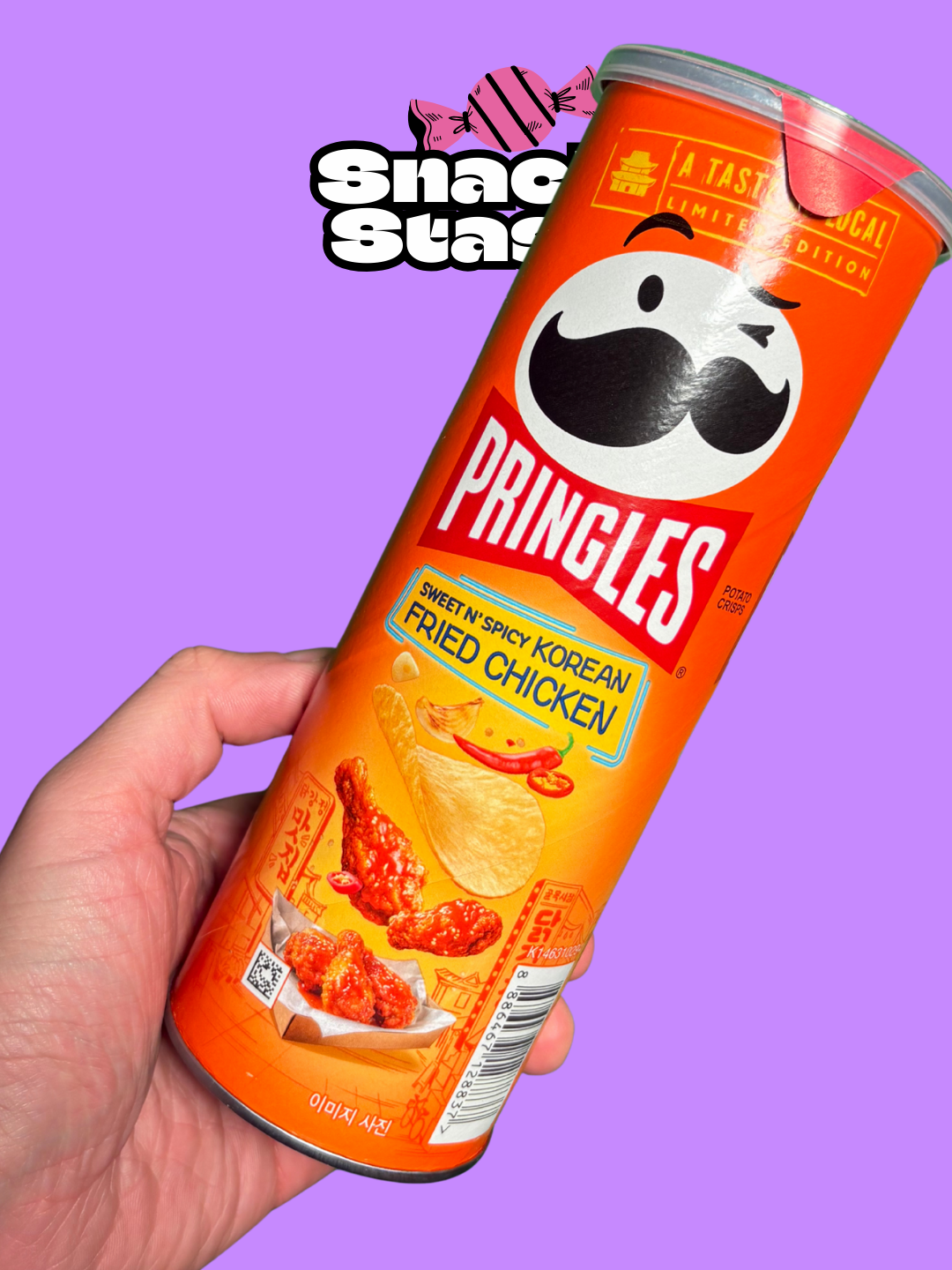 Pringles Sweet & Spicy Korean Fried Chicken (Korea, 102g)