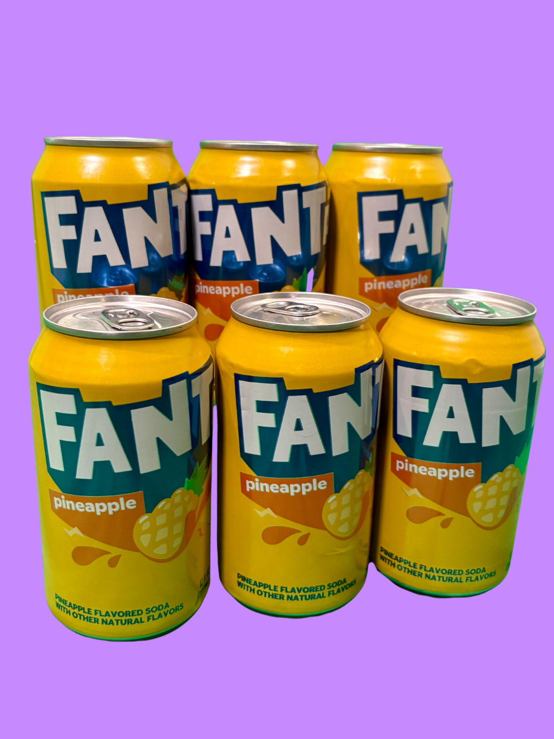US Fanta Pineapple | 6-Pack | American Import Fizzy Drink