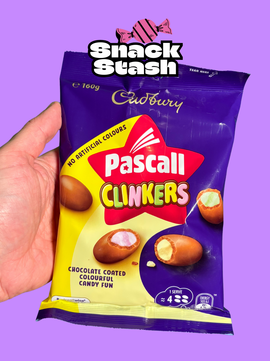Cadbury Pascall Clinkers (160g) (Australian) Viral Chocolate Candies