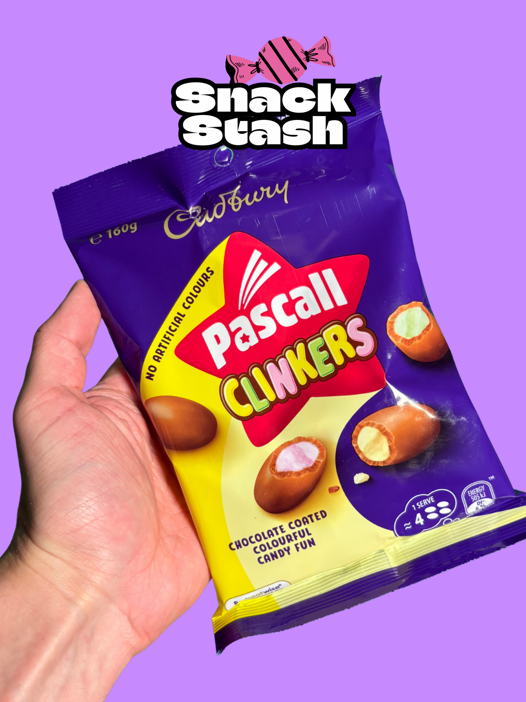 Cadbury Pascall Clinkers (160g) (Australian) Viral Chocolate Candies