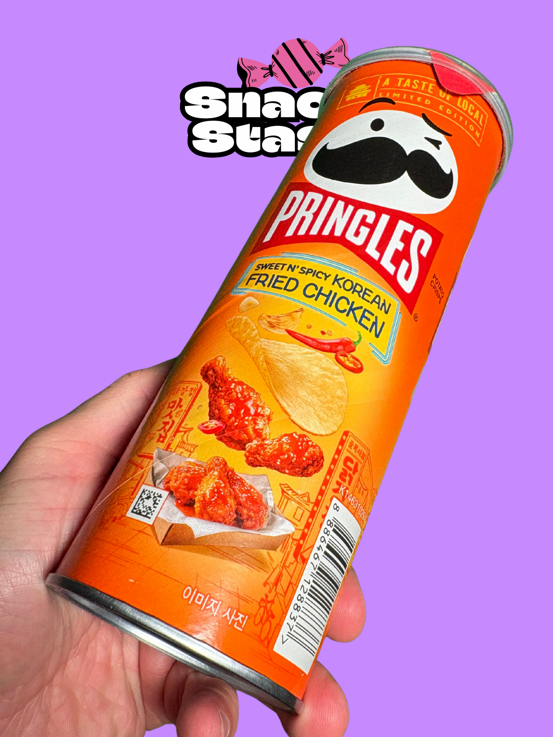 Pringles Sweet & Spicy Korean Fried Chicken (Korea, 102g)