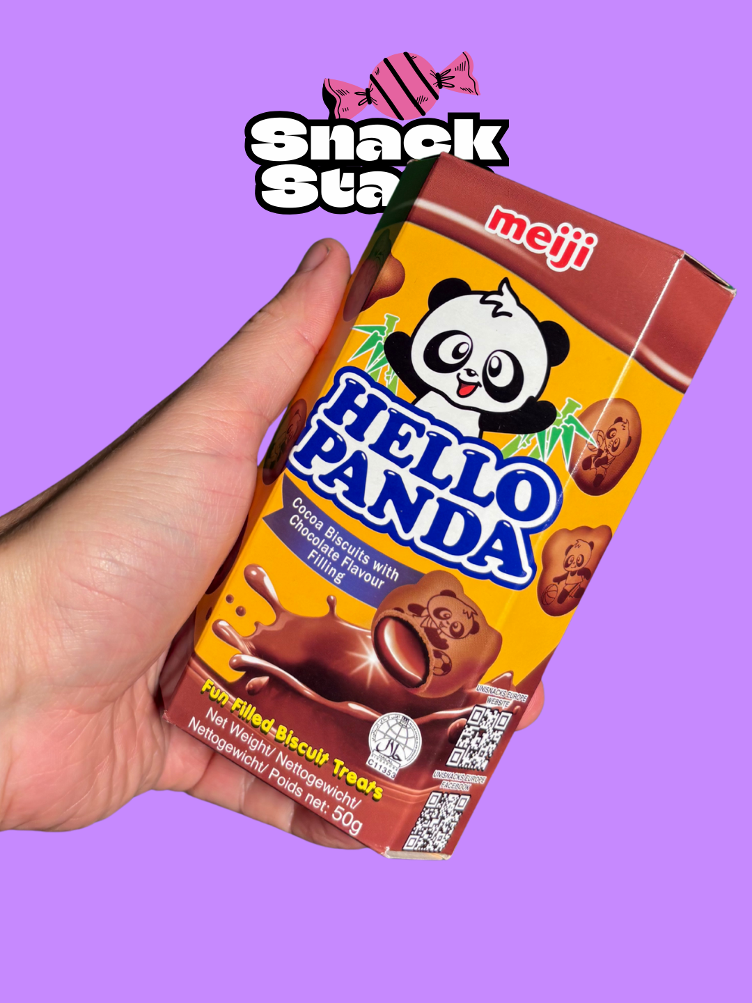 Meiji Hello Panda (Chocolate, 50g)