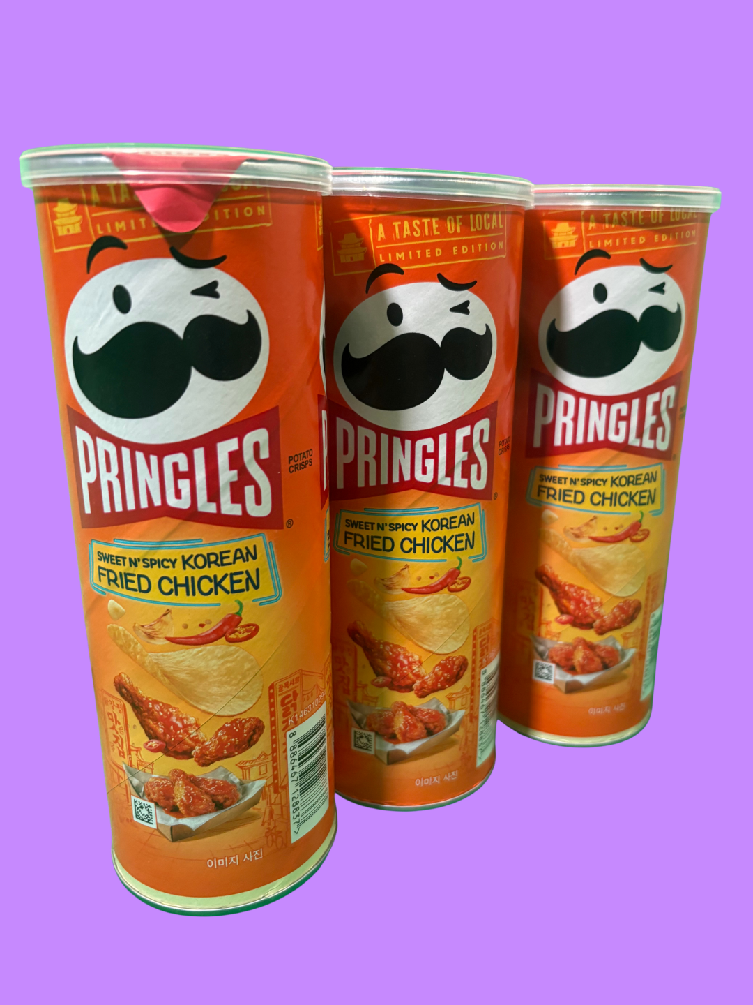 KFC Sweet & Spicy Pringles | Bundle of 3 | Import Crisps