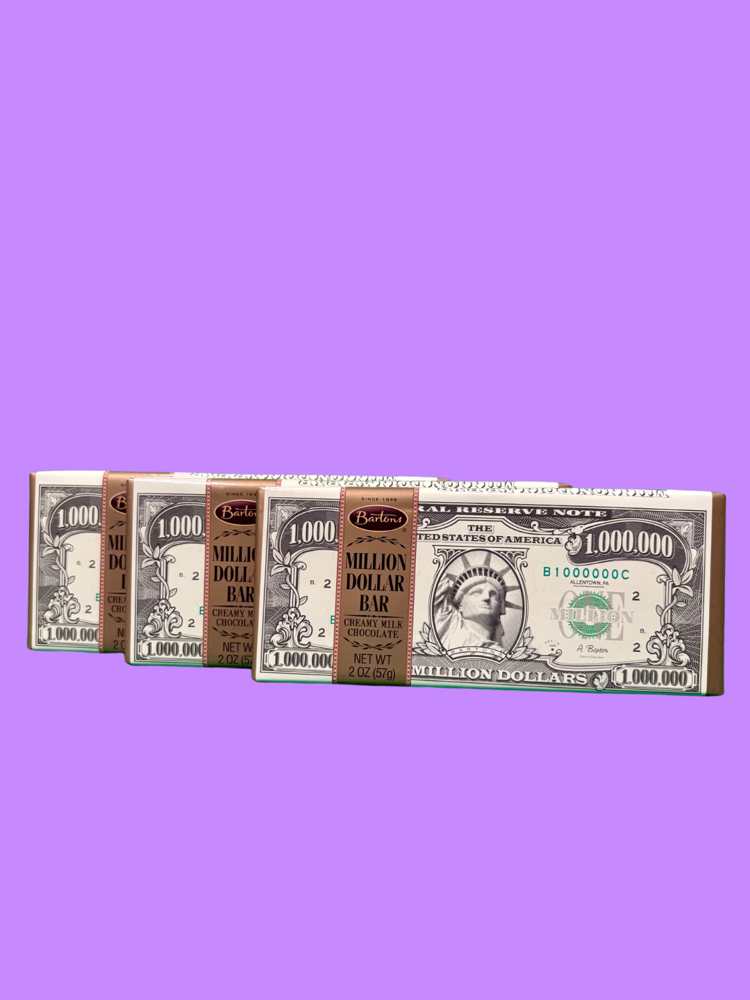 Million Dollar Bar | Bundle of 3 | US Import Chocolate