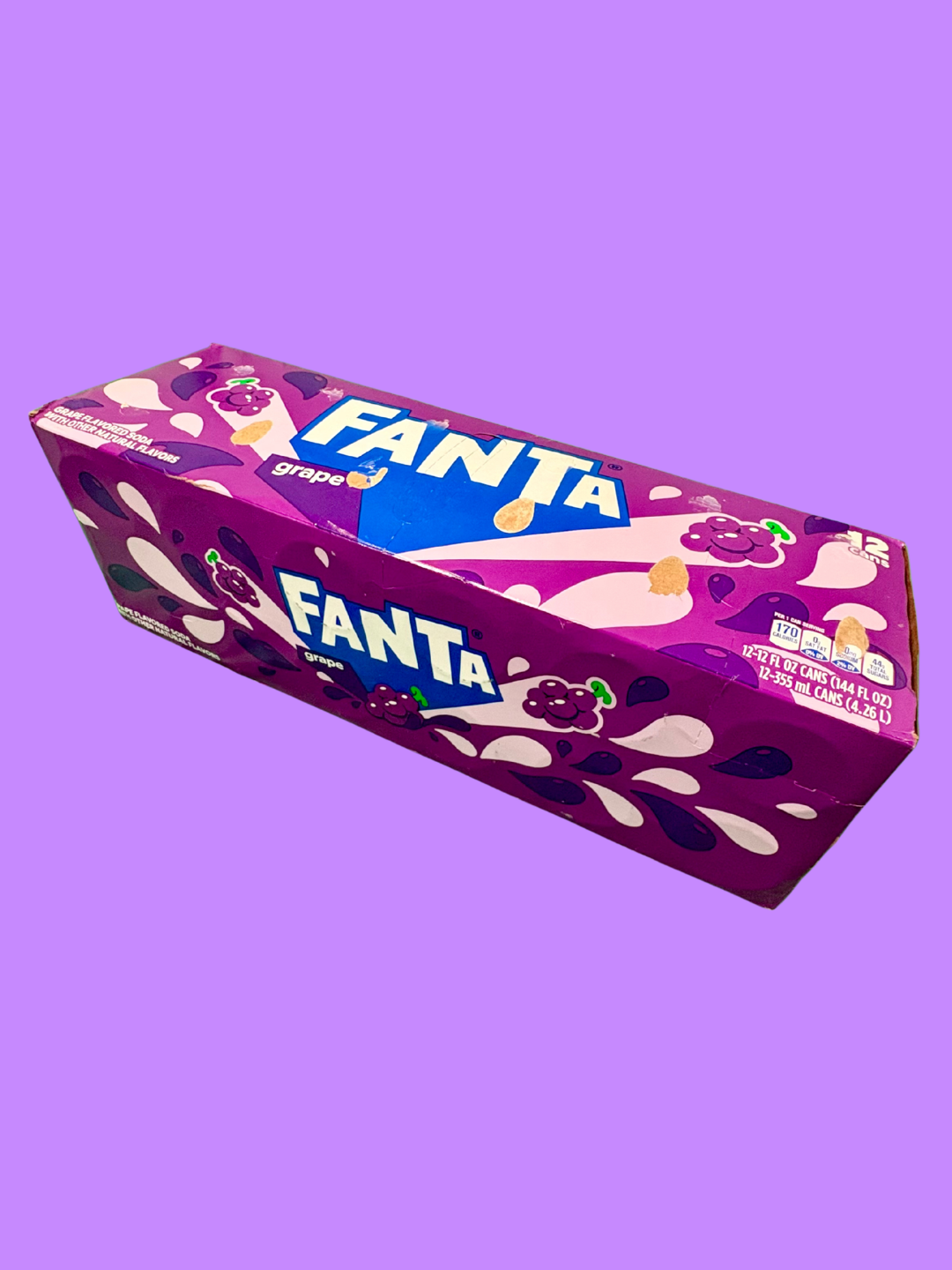 US Fanta Grape | Full Box of 12 Cans | Wholesale Import
