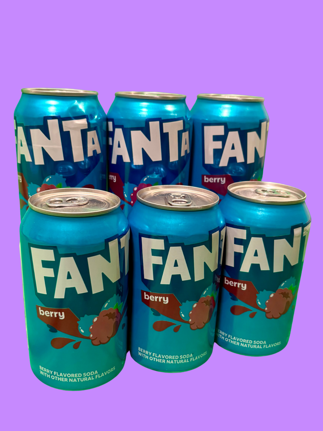 US Fanta Berry | 6-Pack | American Import Fizzy Drink
