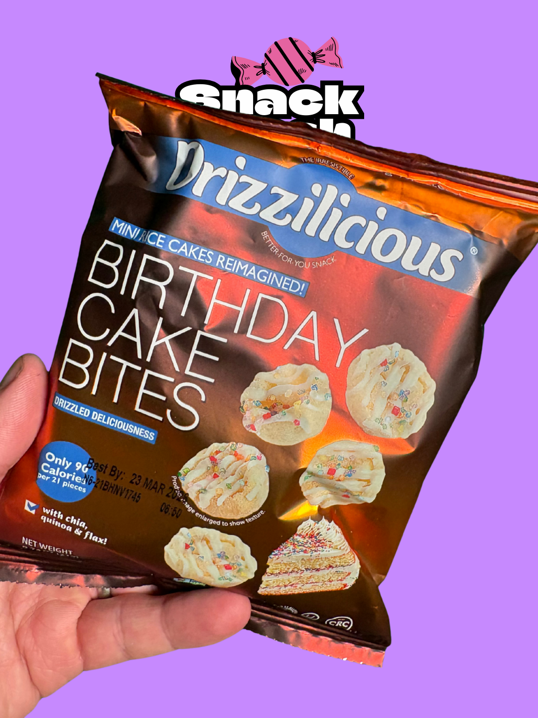 Drizzilicious Birthday Cake Bites 21g
