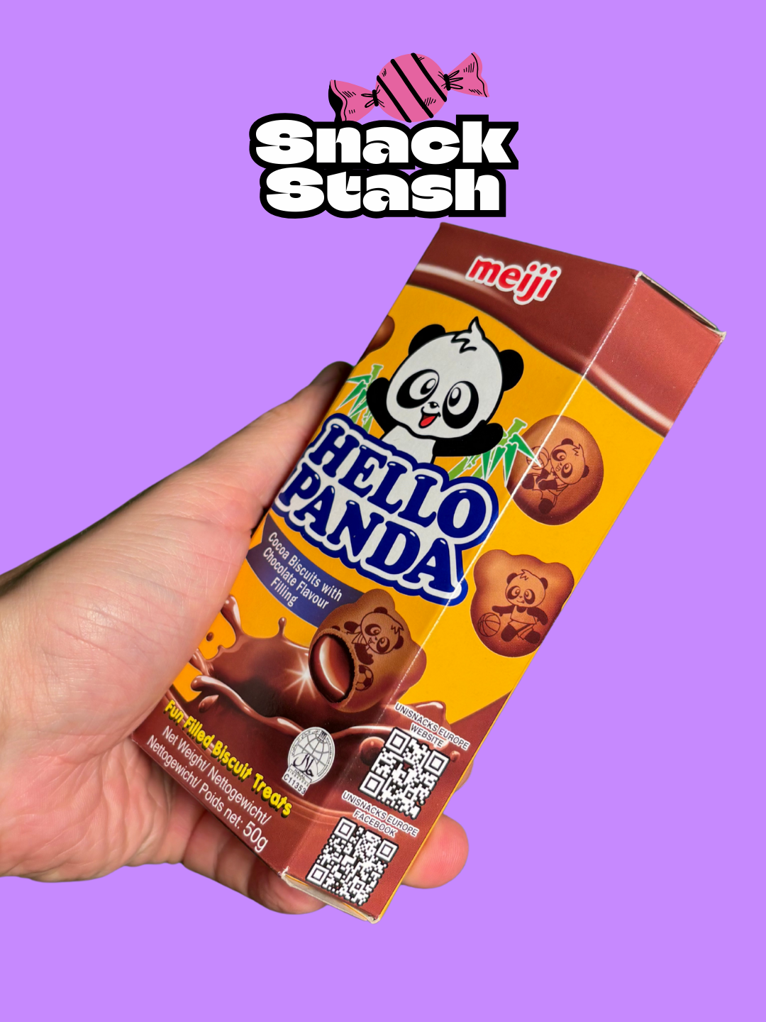 Meiji Hello Panda (Chocolate, 50g)