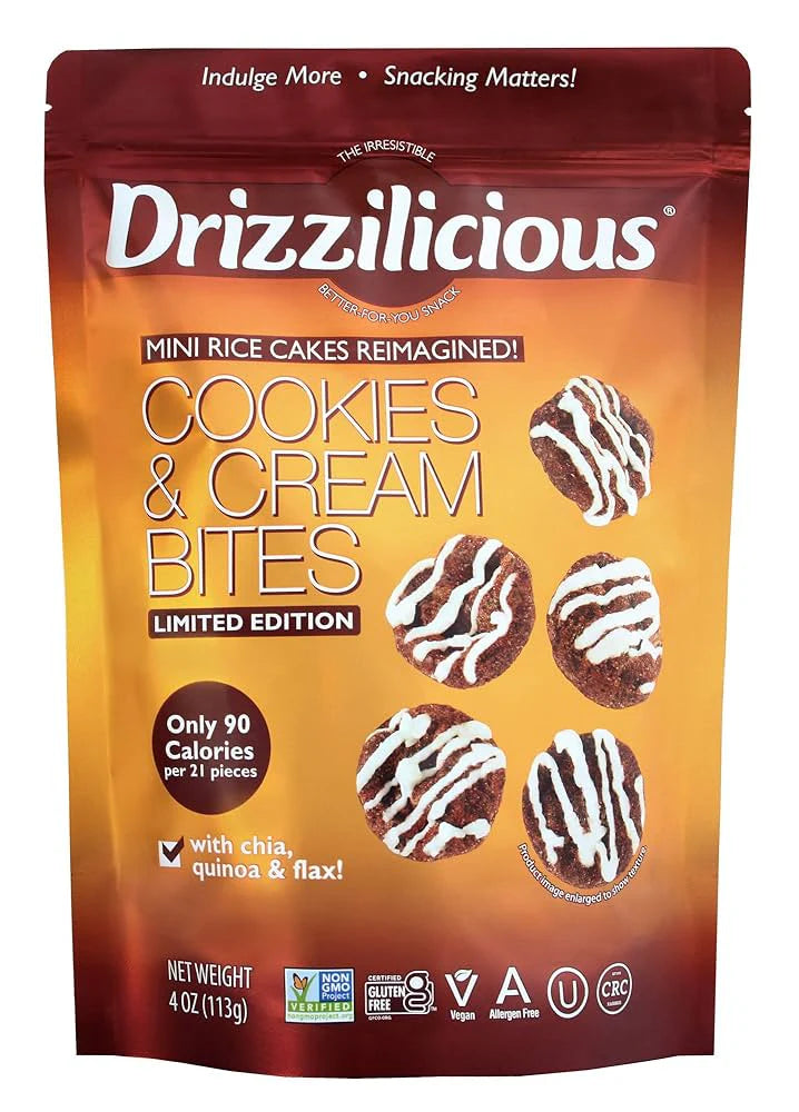 Drizzilicious Cookies & Cream Bites