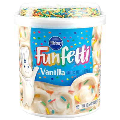 Pillsbury Confetti Vanilla Funfetti Frosting 442g