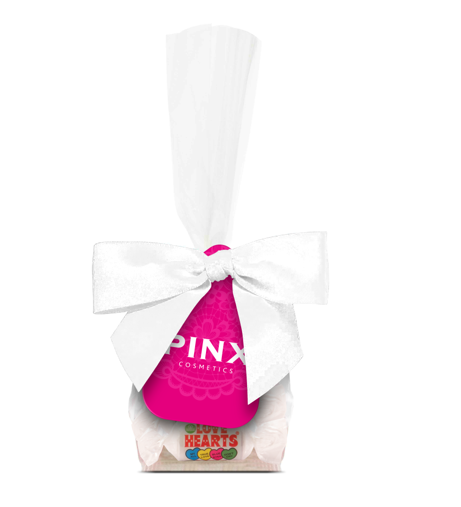Custom Printed Wedding Favour Love Heart Swing Tag Bags (MINIMUM ORDER 100 UNITS, PRICE PER 100)