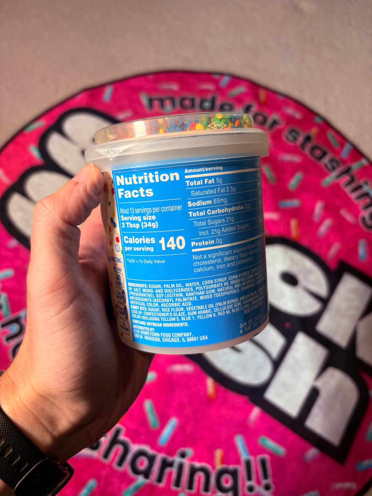 Pillsbury Confetti Vanilla Funfetti Frosting 442g