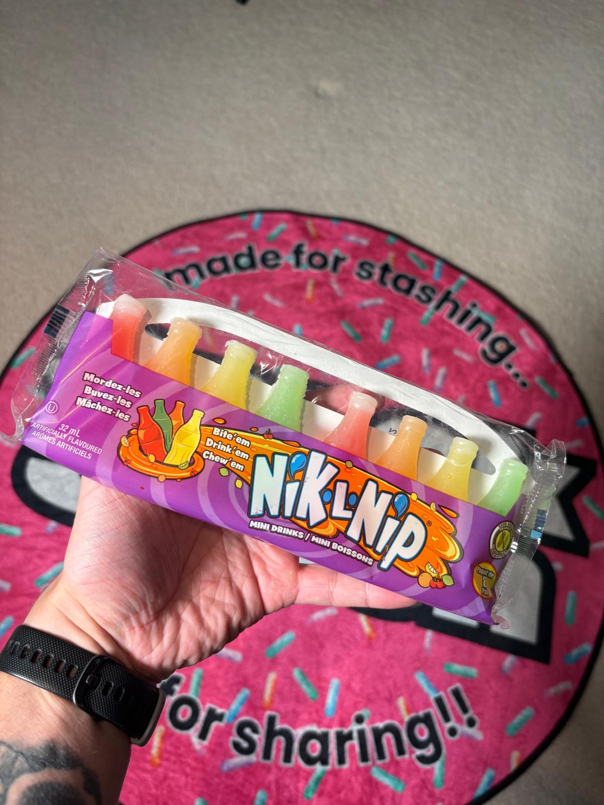 8 Pack Cry Baby Nik L Nip Sour Wax Candies