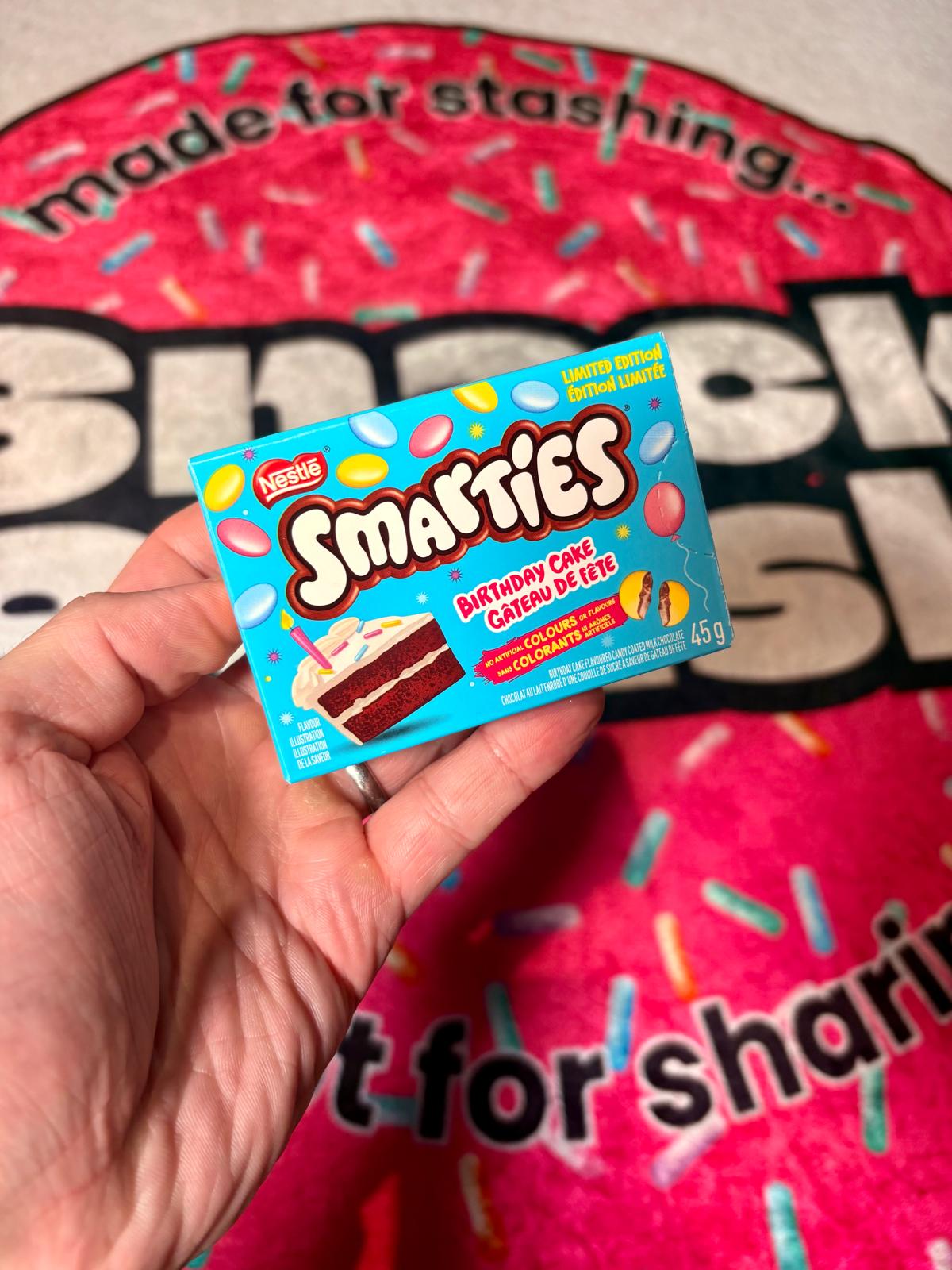 Smarties Birthday Cake