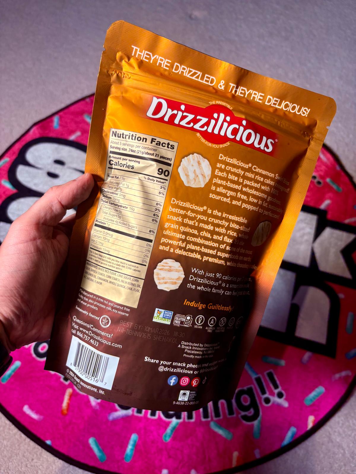 Drizzilicious Cinnamon Swirl Bites