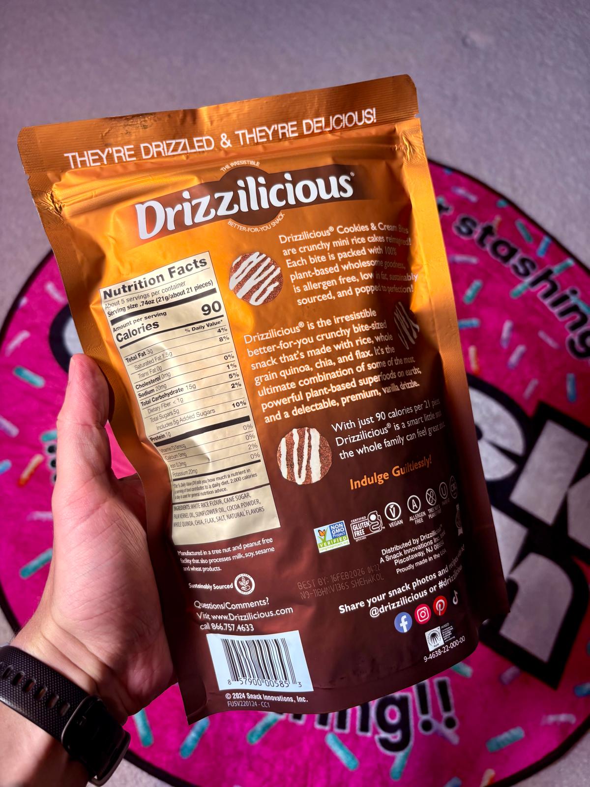 Drizzilicious Cookies & Cream Bites