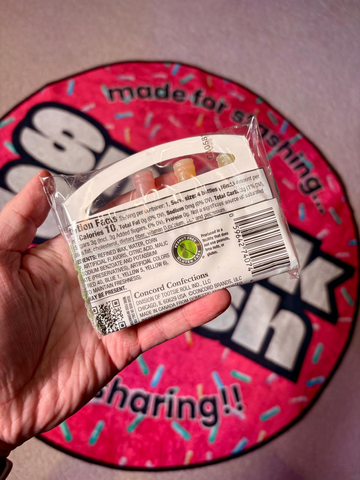 4 Pack Cry Baby Nik L Nip Sour Wax Candies