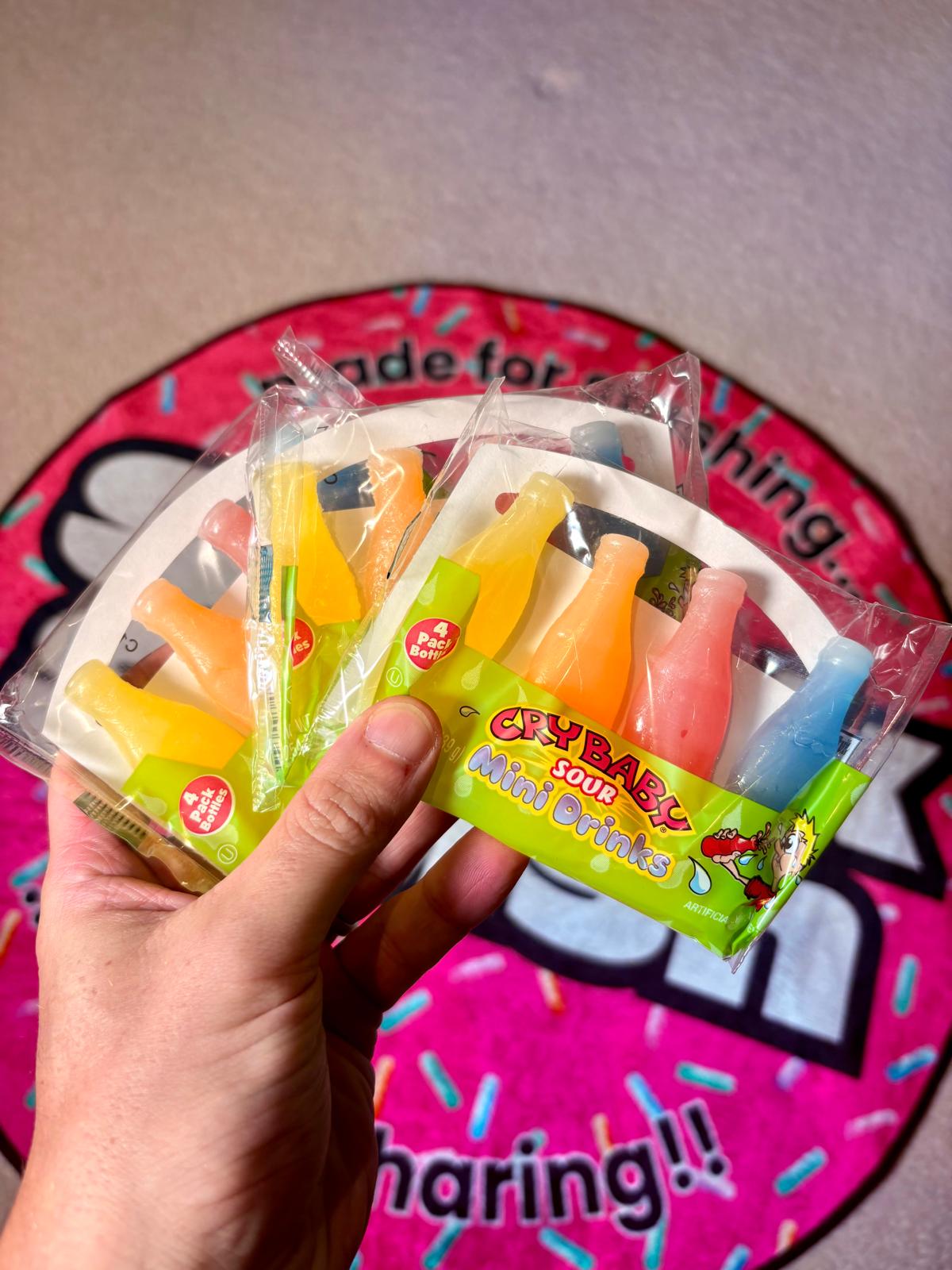 4 Pack Cry Baby Nik L Nip Sour Wax Candies